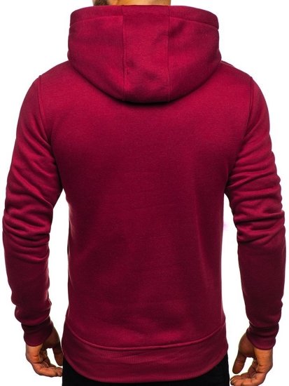 Men's Kangaroo Hoodie Dark Claret Bolf 2009