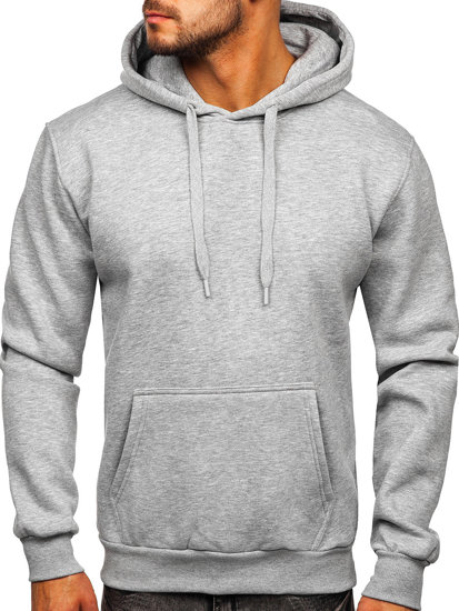 Men's Kangaroo Hoodie Dark Grey Bolf 1004