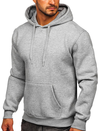 Men's Kangaroo Hoodie Dark Grey Bolf 1004