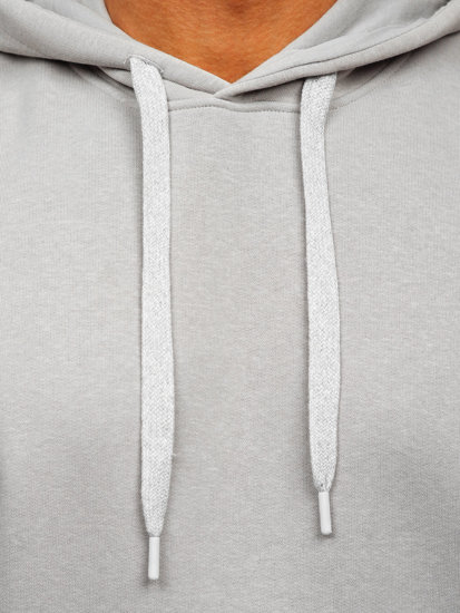 Men's Kangaroo Hoodie Grey Bolf 1004