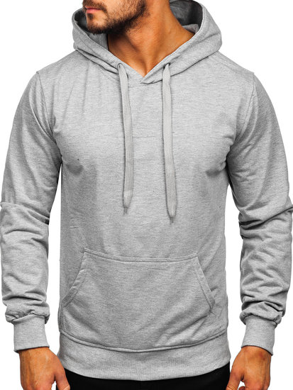 Men's Kangaroo Hoodie Grey Bolf B10003