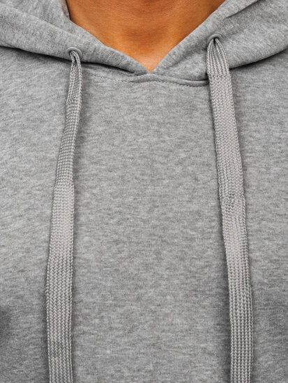 Men's Kangaroo Hoodie Grey Bolf MB001