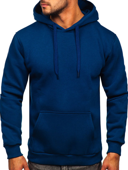 Men's Kangaroo Hoodie Indigo Bolf 1004