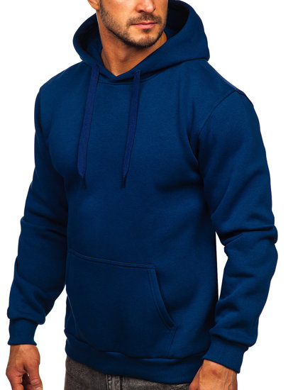 Men's Kangaroo Hoodie Indigo Bolf 1004