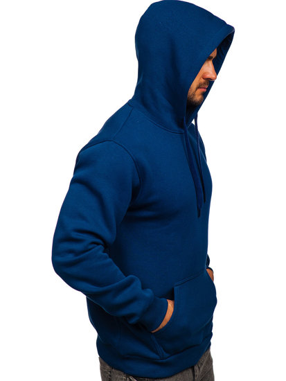 Men's Kangaroo Hoodie Indigo Bolf 1004