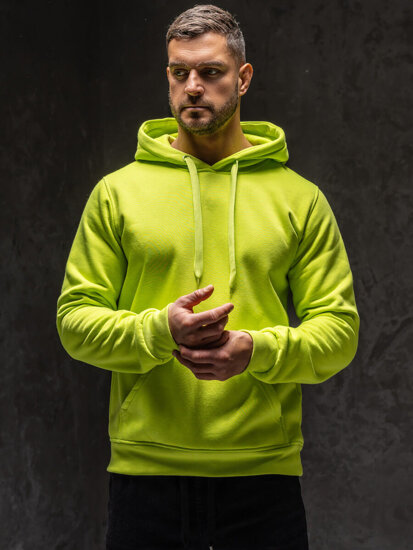 Men's Kangaroo Hoodie Light Celadon Bolf 2009A1