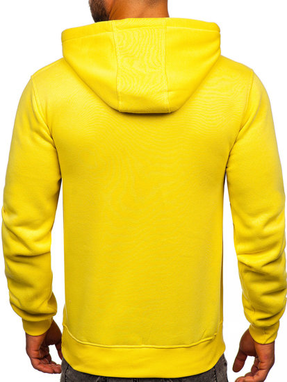 Men's Kangaroo Hoodie Light Yellow Bolf 2009-33