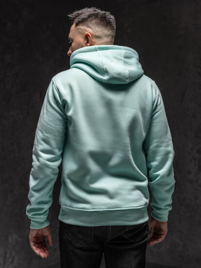 Men's Kangaroo Hoodie Mint Bolf 2009A1