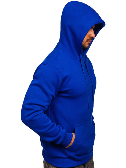 Men's Kangaroo Hoodie Royal Blue Bolf 1004