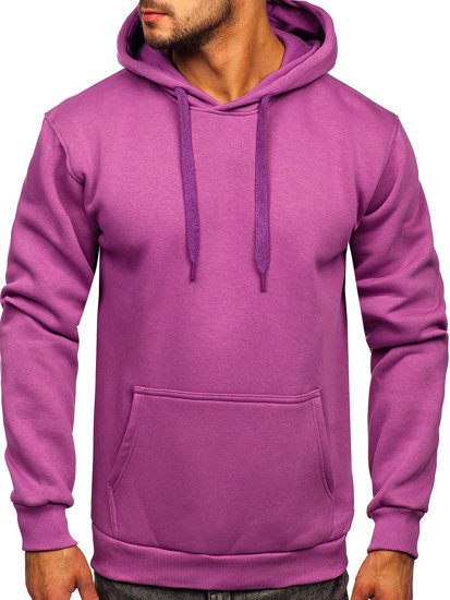 Men's Kangaroo Hoodie Violet Bolf 1004