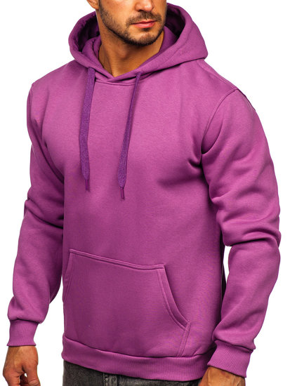 Men's Kangaroo Hoodie Violet Bolf 1004