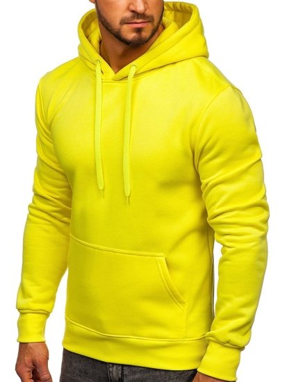 Men's Kangaroo Hoodie Yellow-Neon Bolf 2009