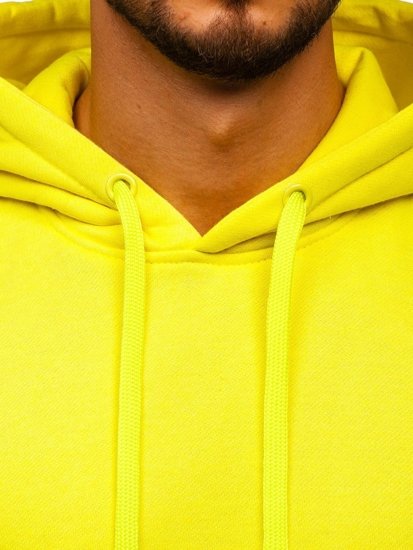 Men's Kangaroo Hoodie Yellow-Neon Bolf 2009