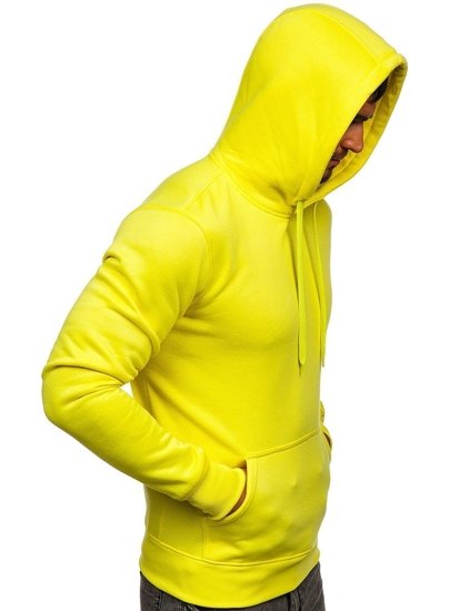 Men's Kangaroo Hoodie Yellow-Neon Bolf 2009