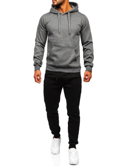 Men's Kangaroo Tracksuit Anthracite Bolf D002