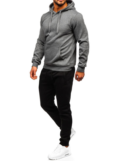 Men's Kangaroo Tracksuit Anthracite Bolf D002