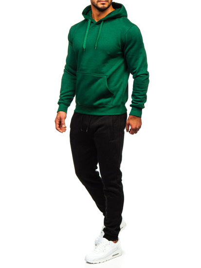 Men's Kangaroo Tracksuit Dark Green Bolf D002