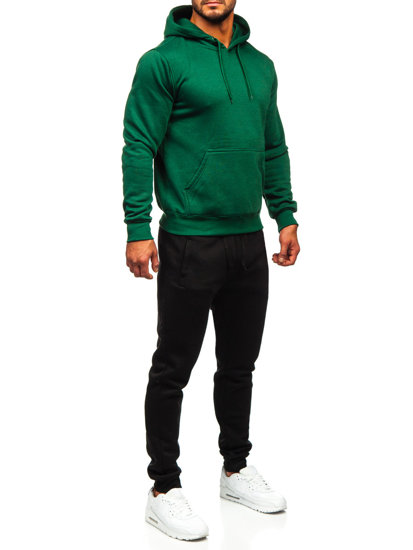 Men's Kangaroo Tracksuit Dark Green Bolf D002