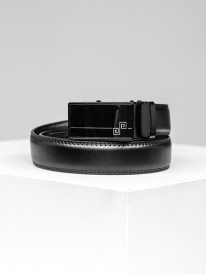 Men’s Leather Belt Black Bolf 019