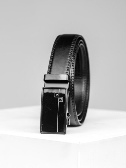 Men’s Leather Belt Black Bolf 019