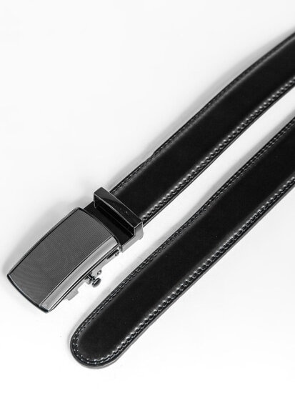 Men’s Leather Belt Black Bolf 101