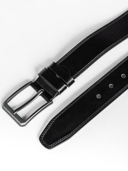 Men’s Leather Belt Black Bolf 831-1