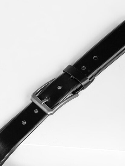 Men’s Leather Belt Black Bolf 831-3