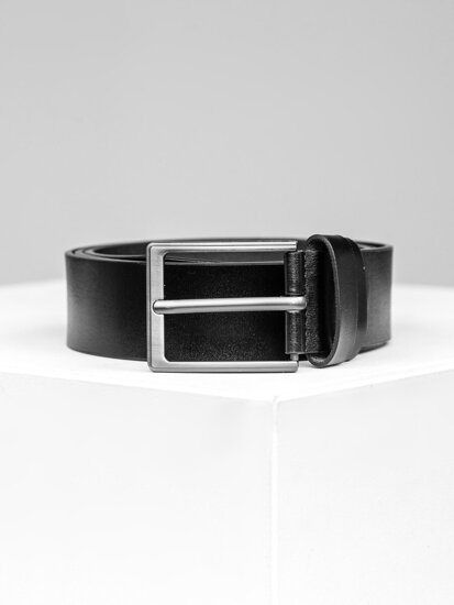 Men’s Leather Belt Black Bolf 831