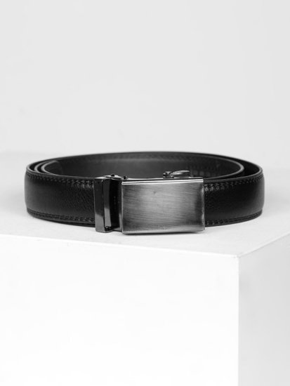 Men's Leather Belt Black Bolf BL014C