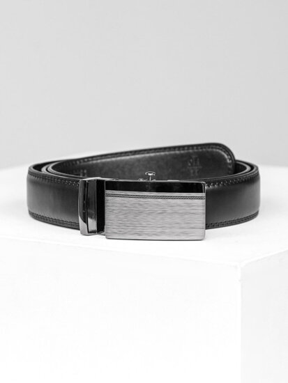 Men’s Leather Belt Black Bolf C001