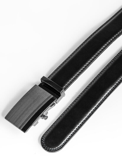 Men’s Leather Belt Black Bolf C001