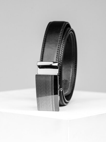 Men’s Leather Belt Black Bolf C001