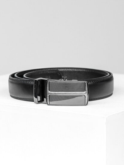 Men’s Leather Belt Black Bolf C002