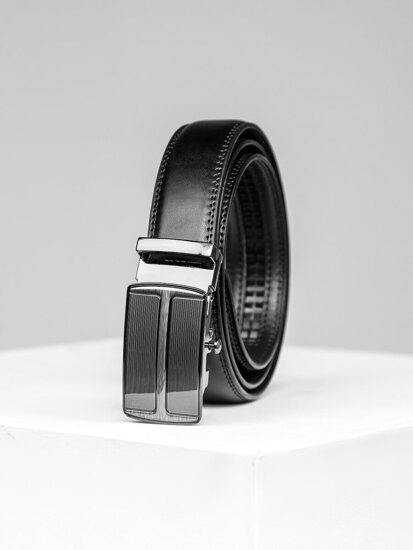 Men’s Leather Belt Black Bolf C002