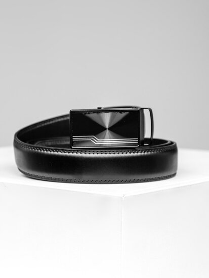 Men’s Leather Belt Black Bolf C003