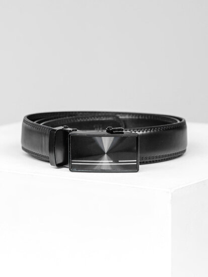 Men’s Leather Belt Black Bolf C004