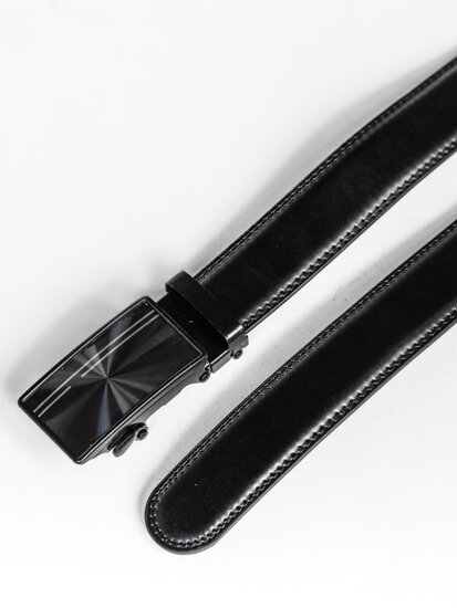 Men’s Leather Belt Black Bolf C004