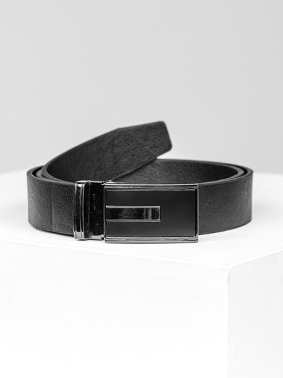 Men’s Leather Belt Black Bolf C008