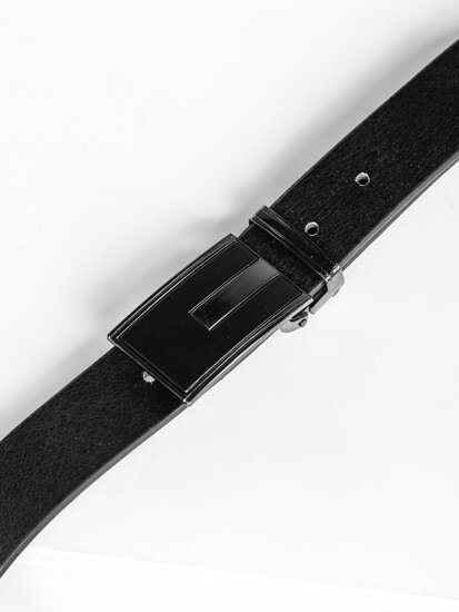 Men’s Leather Belt Black Bolf C008