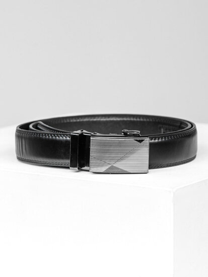 Men’s Leather Belt Black Bolf C010