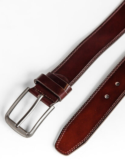 Men’s Leather Belt Brown Bolf 831-1