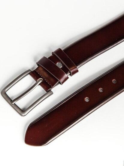 Men’s Leather Belt Brown Bolf 831-3