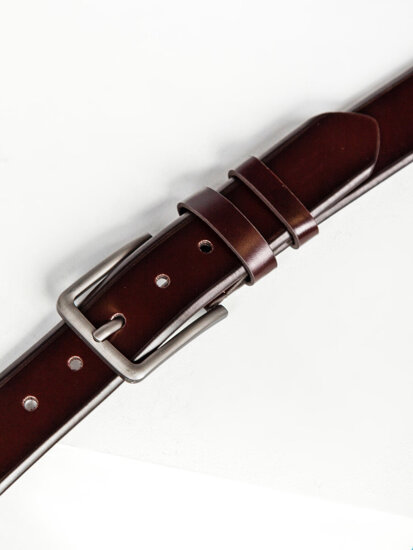 Men’s Leather Belt Brown Bolf 831-3