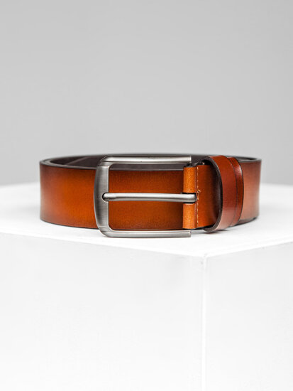 Men’s Leather Belt Brown Bolf 831