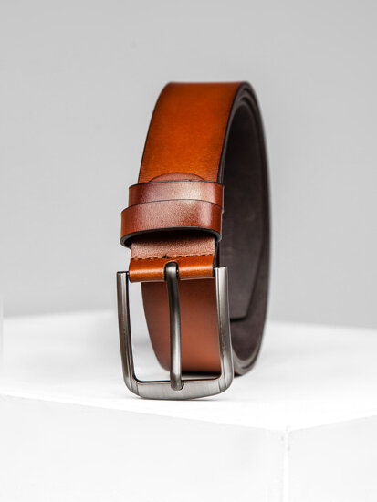 Men’s Leather Belt Brown Bolf 831