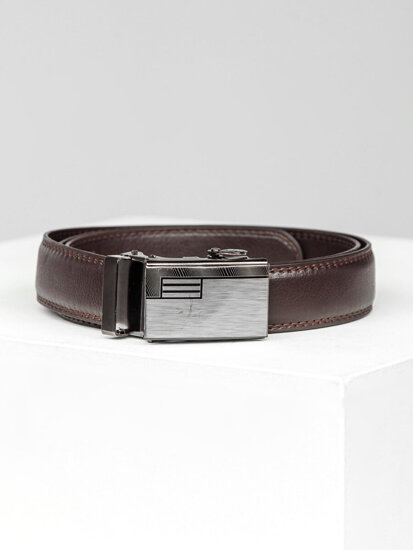 Men’s Leather Belt Brown Bolf C011