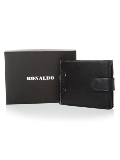 Men's Leather Wallet Black 3080