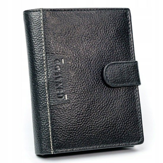 Men's Leather Wallet Black 3082