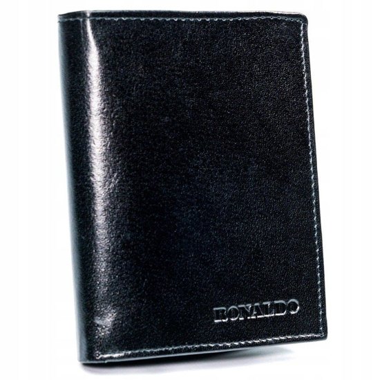 Men's Leather Wallet Black 4593