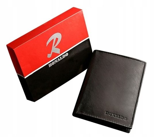 Men's Leather Wallet Black 612